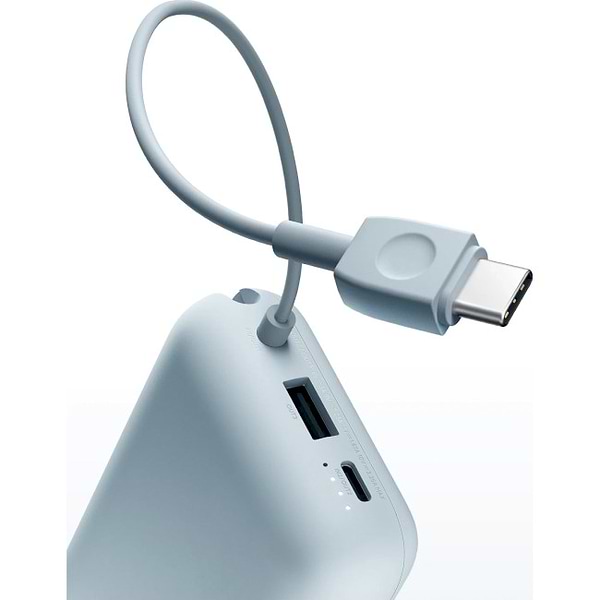 Фото - Батарея мобильная Xiaomi 10000mAh 22.5W Integrated Cable (BHR9073GL) Blue