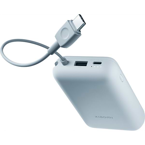 Фото - Батарея мобильная Xiaomi 10000mAh 22.5W Integrated Cable (BHR9073GL) Blue