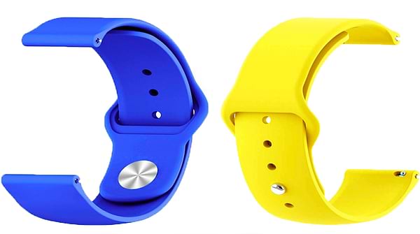 Фото - Ремінець для смарт-годинника BeCover набір Ukrainian Freedom for Amazfit Stratos (22mm) 1/2/2S/3/GTR 2/GTR 47mm/GTR Lite 47mm/Nexo/Pace/GTR 3 Pro/GTR 4 Yellow-Blue (707827)