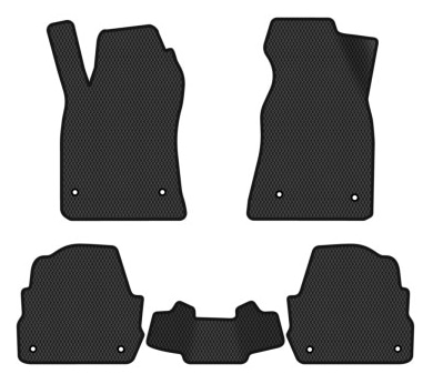 EVA коврики в салон авто EVAtech для A6 (C5) 4WD Restyling Audi 2001-2004 2 поколение Combi EU (AU34128CLK5TL8RBB)