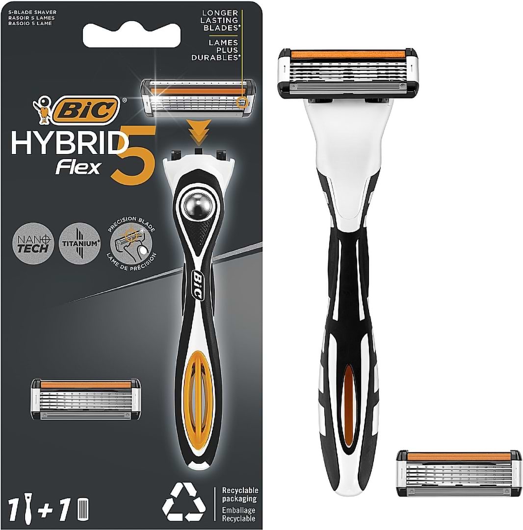 Станок чоловічий BIC Hybrid 5 Flex система 1 шт. (3086124143950)