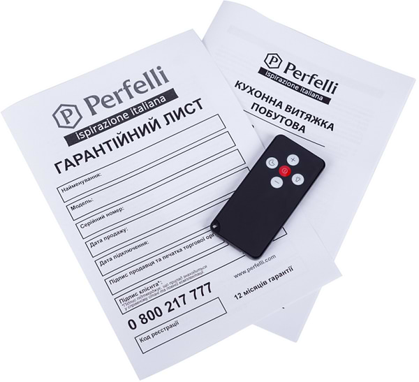 Фото - Вытяжка встраиваемая Perfelli BIET 6512 A 1000 BL LED