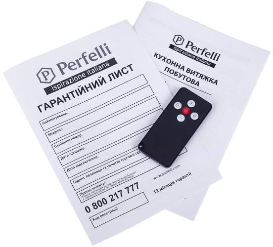 Фото - Вытяжка встраиваемая Perfelli BIET 6512 A 1000 DARK IV LED