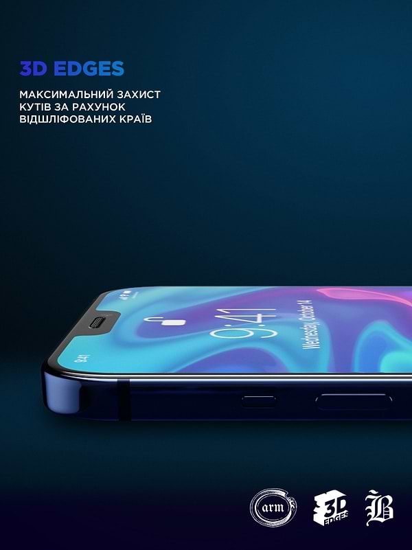 Фото - Захисне скло для смартфону Armorstandart Supreme Black Icon 3D for Apple iPhone 15 Pro Max Black (ARM68224)