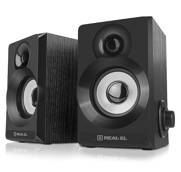 Фото - Комп'ютерна акустика компактна 2.0 REAL-EL S-200 Black