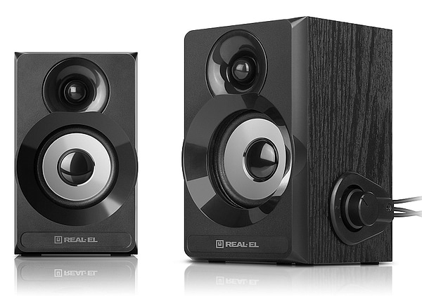 Фото - Комп'ютерна акустика компактна 2.0 REAL-EL S-200 Black