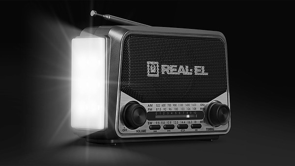 Фото - Радіоприймач REAL-EL X-525 Grey