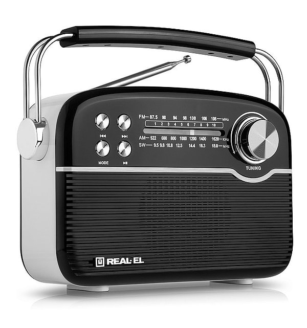 Фото - Радіоприймач REAL-EL X-545 Black