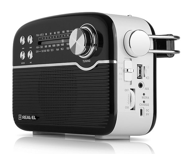 Фото - Радіоприймач REAL-EL X-545 Black