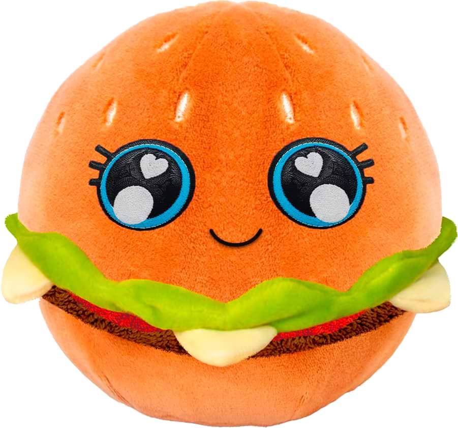 М'яка іграшка Biggies серії Little Foodies W2 - БУРГЕР (BIG002-BU)