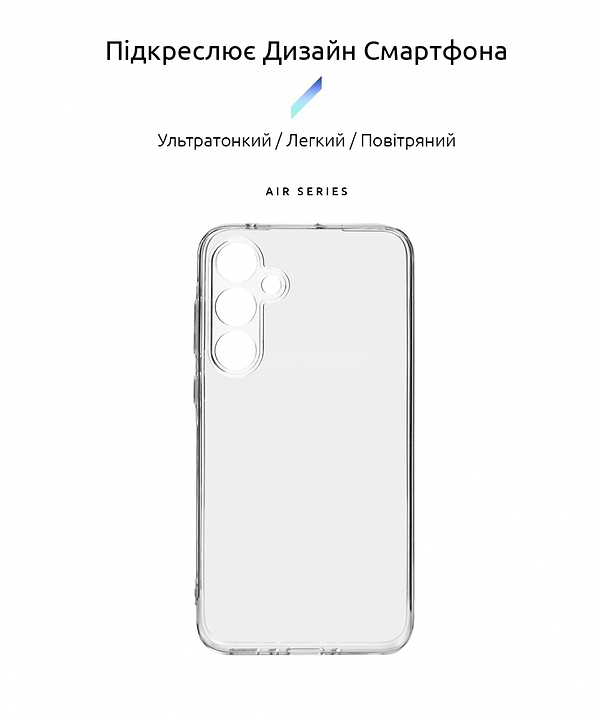 Фото - Чехол для смартфона Armorstandart Air for Samsung A35 5G (A356) Camera cover Clear (ARM74340)