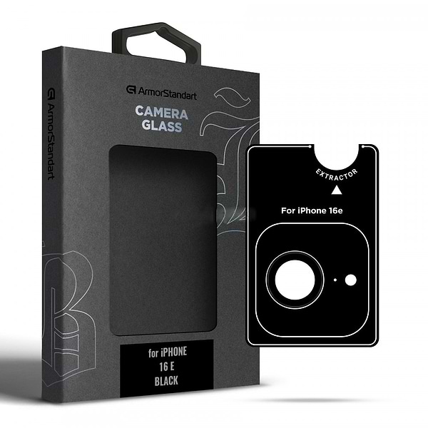 Фото - Захисне скло для смартфону Armorstandart для камери Supreme BI for iPhone 16e Black (ARM84426)