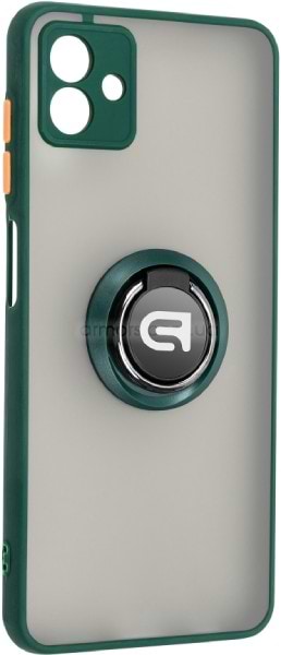 Чехол для смартфона Armorstandart Frosted Matte Ring for Samsung A04 (A045) Dark Green (ARM68343) - Фото 1