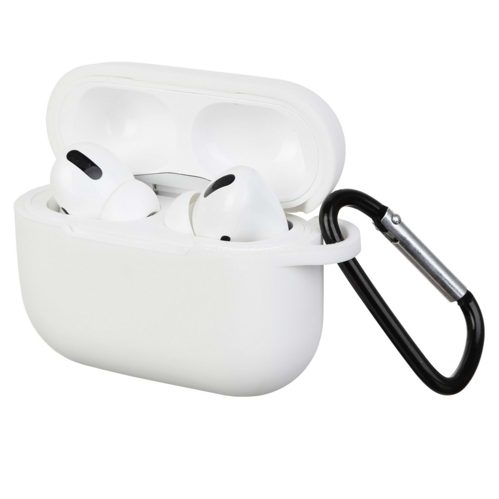 Чехол для наушников Armorstandart Silicone Case for Apple Airpods Pro White (ARM56087)