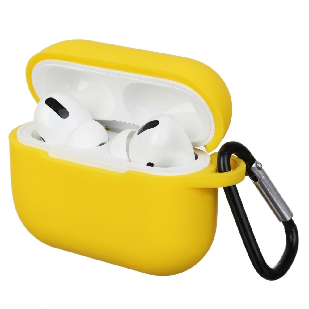 Чехол для наушников Armorstandart Silicone Case for Apple Airpods Pro Yellow (ARM56079)