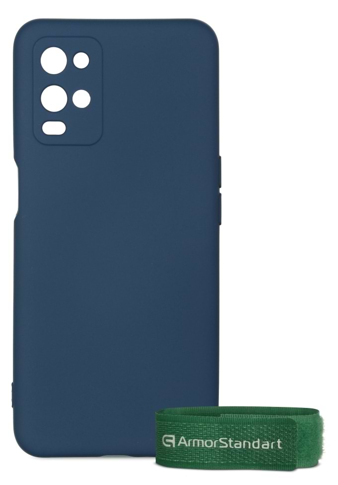 Чохол для смартфону Armorstandart ICON Case for OPPO A54 4G Dark Blue + Органайзер cactus (ARM59827) - Фото 1