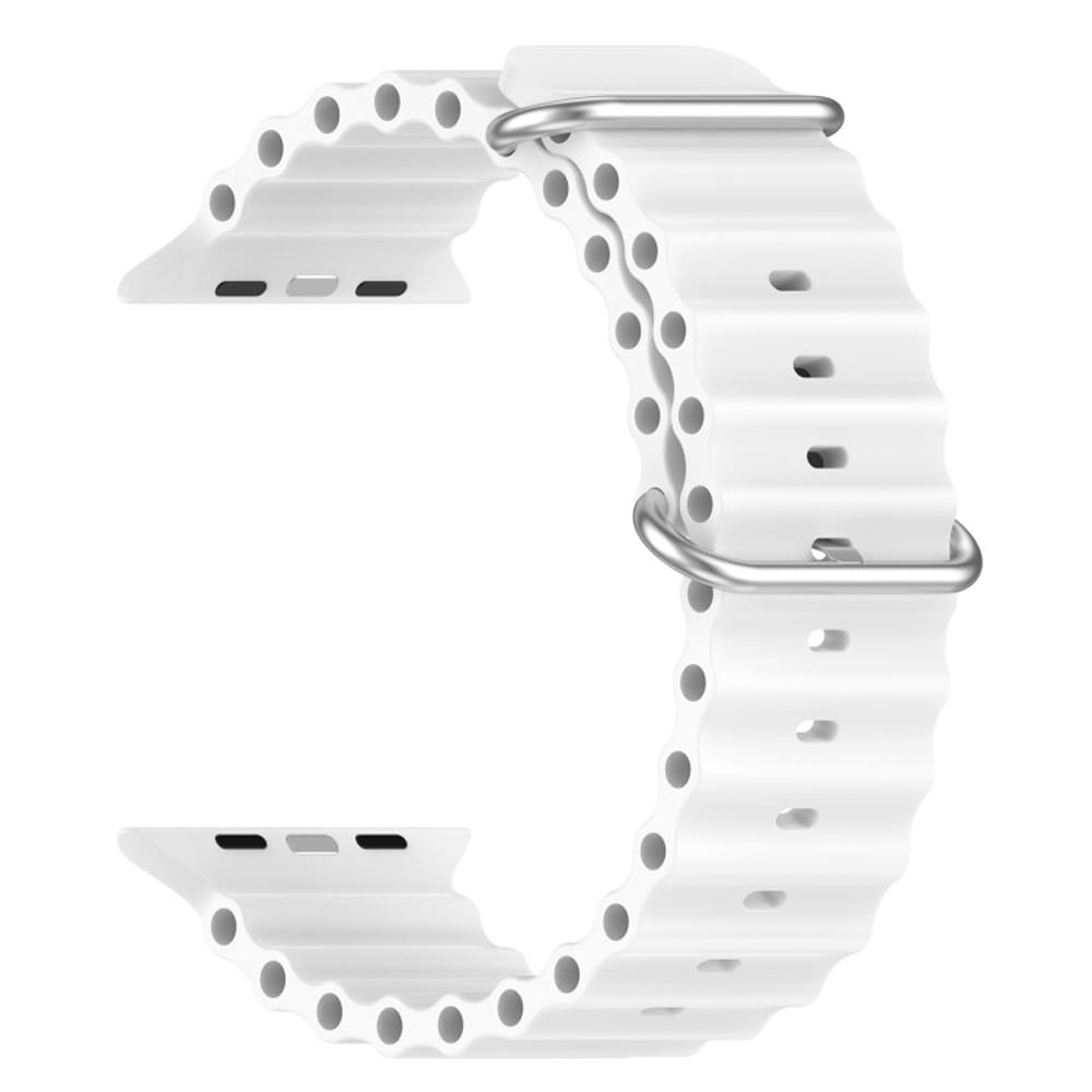 Ремешок для смарт-часов Armorstandart Ocean Band for Apple Watch All Series 38/40/41mm White (ARM74242) - Фото 1