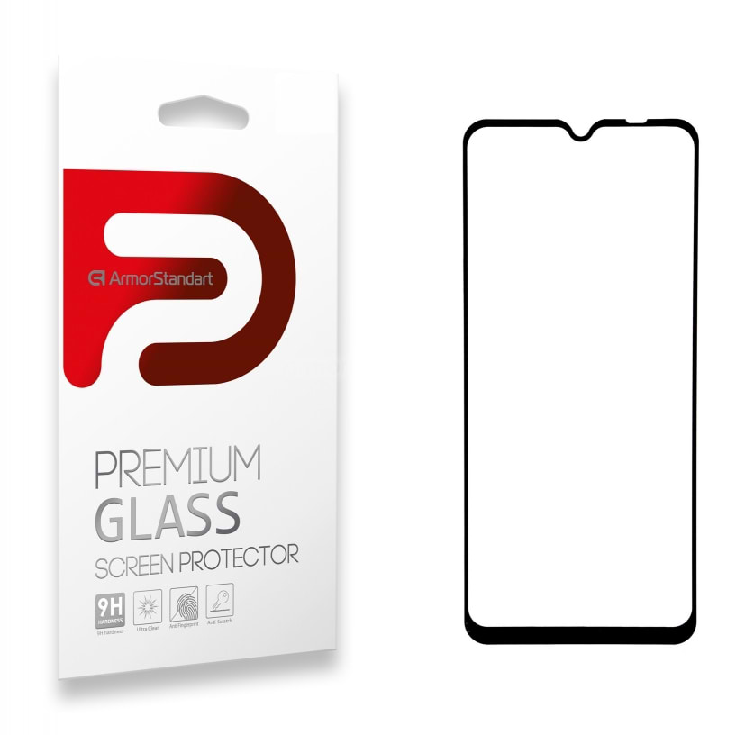 Защитное стекло для смартфона Armorstandart Full Glue for Xiaomi Redmi 9A Black (ARM56265-GFG-BK)