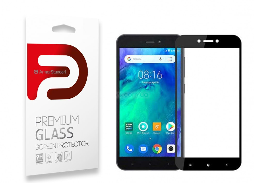 Захисне скло для смартфону Armorstandart Full Glue for Xiaomi Redmi Go Black (ARM54320-GFG-BK)