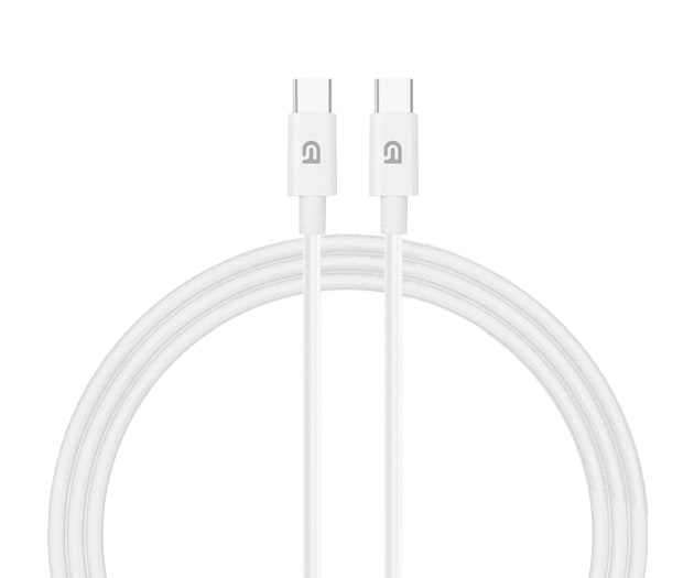 Кабель синхронізації даних Armorstandart ABMM093L USB-C to USB-C Cable 1.2m White (ARM64300)