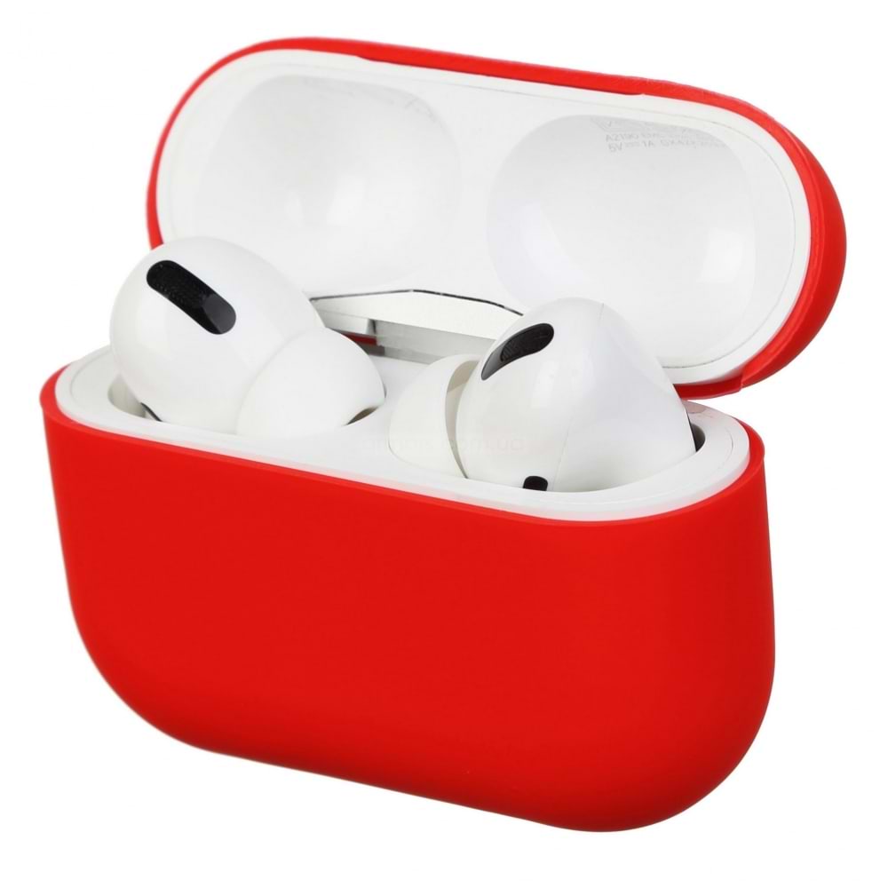 Чехол для наушников Armorstandart Ultrathin Silicone Case for Apple AirPods Pro Red (ARM55952)