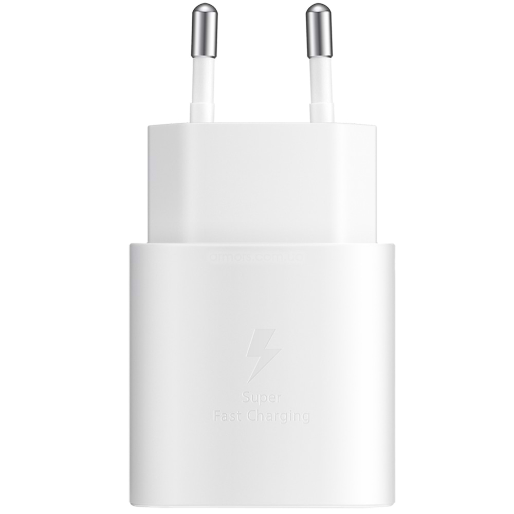 Сетевое зарядное устройство Armorstandart AR-TA800W USB-C 25W Fast Charger white (ARM63975) - Фото 1