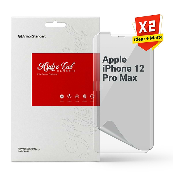 Фото - Захисна плівка для смартфону Armorstandart Clear + Matte for Apple iPhone 12 Pro Max (ARM66850)