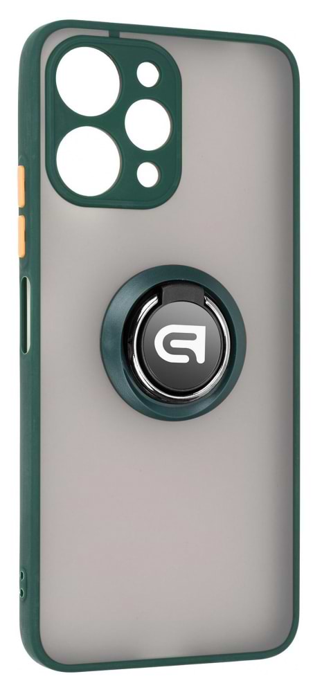 Чохол для смартфону Armorstandart Frosted Matte Ring for Xiaomi Redmi 12 4G Dark Green (ARM68903) - Фото 1