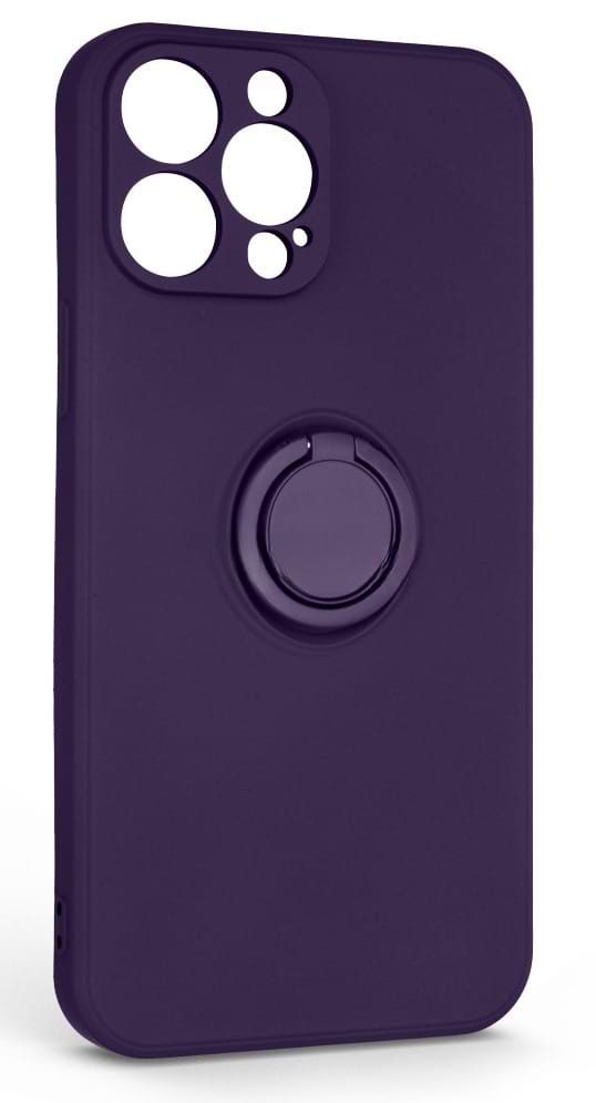 Чохол для смартфону
 Armorstandart Icon Ring for Apple iPhone 13 Pro Max Dark Purple (ARM68679) - Фото 1