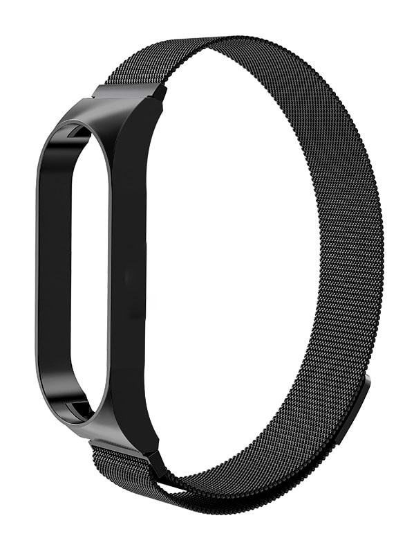 Фото - Ремешок для фитнес-браслета Armorstandart Milanese Magnetic Band for Xiaomi Mi Band 7 Black (ARM67848)