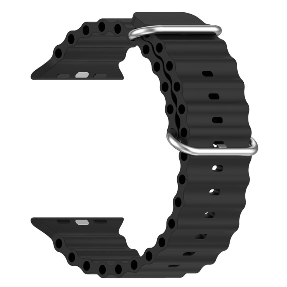 Ремінець для смарт-годинника ArmorStandart Ocean Band for Apple Watch 42 (Series 11-10)/41/40/38 Black (ARM74233)