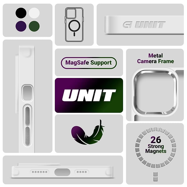 Фото - Чехол для смартфона Armorstandart Unit MagSafe for Apple iPhone 13 Matte Clear Silver (ARM70445)