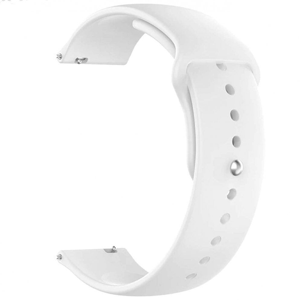 Ремінець для смарт-годинника Armorstandart Silicone Watch Strap 20mm White (ARM60518)