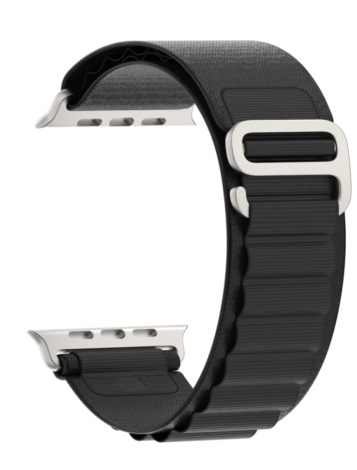 Ремінець для смарт-годинника Armorstandart Alpina Band for Apple Watch Ultra 49mm Black (ARM65019) - Фото 1