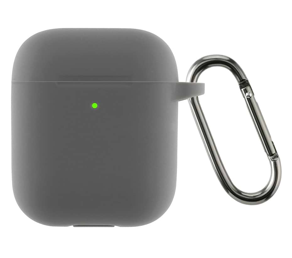 Чохол для навушників Armorstandart Ultrathin Silicone Case With Hook for Apple AirPods 2 Advanced Ash (ARM59677) - Фото 1