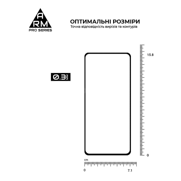 Фото - Захисне скло для смартфону Armorstandart Pro for OPPO Reno13 F 4G/Reno13 F 5G/Reno13 FS 5G Black (ARM82922)