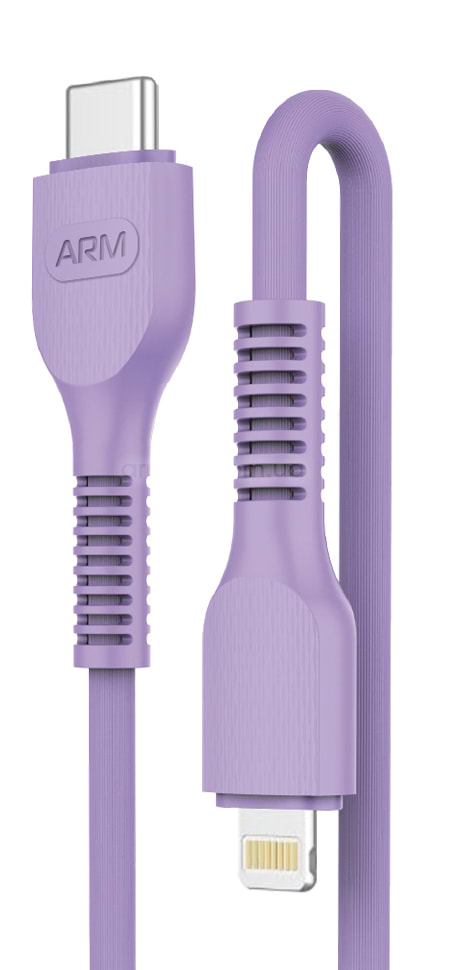 Кабель синхронізації даних Armorstandart AR88 Type-C to Lightning 3A 1m Purple (ARM65290)