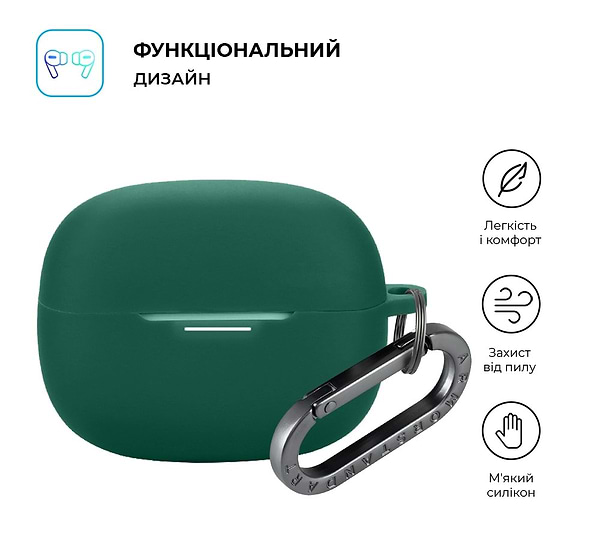Фото - Чехол для наушников Armorstandart Hang Case for Xiaomi Redmi Buds 6 Pro Green (ARM83396)