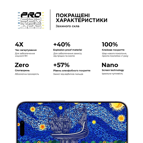 Фото - Захисне скло для смартфону Armorstandart Pro 3D LE for Apple iPhone 14 Pro Max Black (ARM65656)