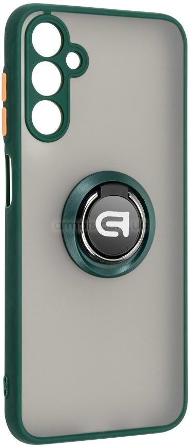 Чехол для смартфона Armorstandart Frosted Matte Ring for Samsung M14 5G (M146) Dark Green (ARM68363) - Фото 1