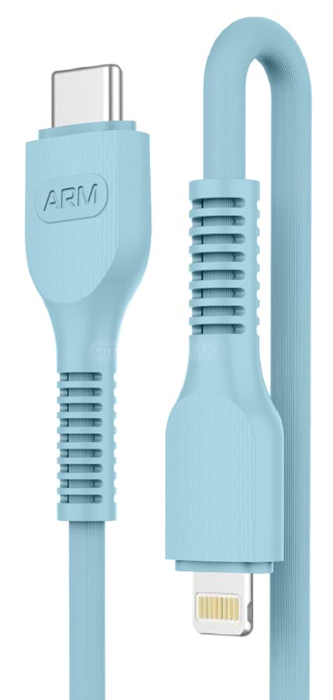 Фото - Кабель синхронизации данных Armorstandart AR88 Type-C to Lightning 3A 1m Blue (ARM65288)