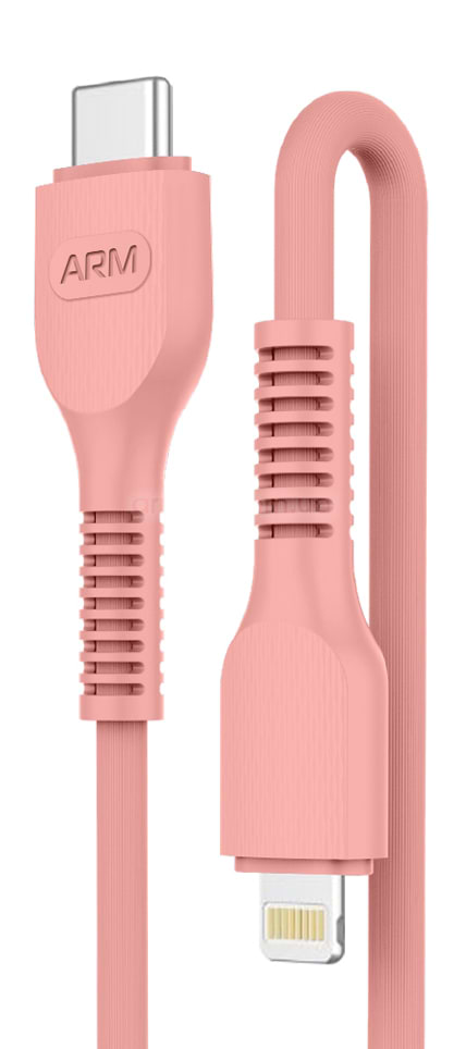 Кабель синхронізації даних Armorstandart AR88 Type-C to Lightning 3A 1m Peach (ARM65289)