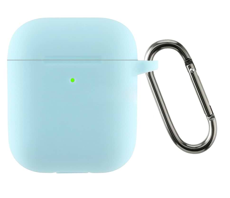 Чохол для навушників Armorstandart Ultrathin Silicone Case With Hook for Apple AirPods 2 Sky Blue (ARM59692)