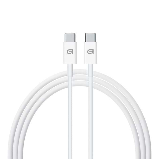 Кабель синхронізації даних Armorstandart  ABMLL82 USB-C to USB-C Cable 2m White  (ARM63474)