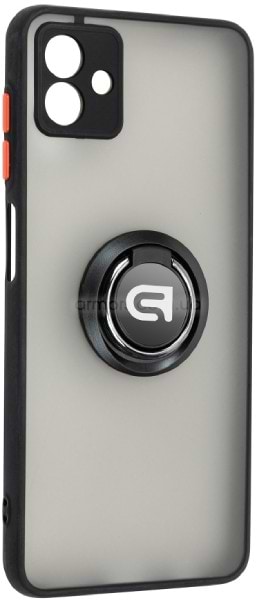 Чехол для смартфона Armorstandart Frosted Matte Ring for Samsung A04 (A045) Black (ARM68342) - Фото 1