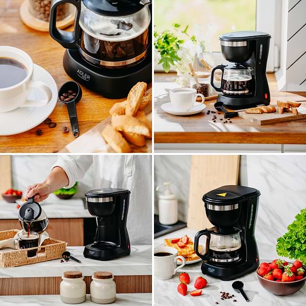 Фото - Кофеварка капельная Adler AD 4381 Black