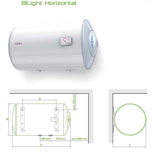 Фото - Водонагрівач Tesy BILIGHT H GCHL 804430 B12 TSR