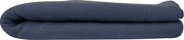 Фото - Плед полуторный DAISY сине-серый  125х150