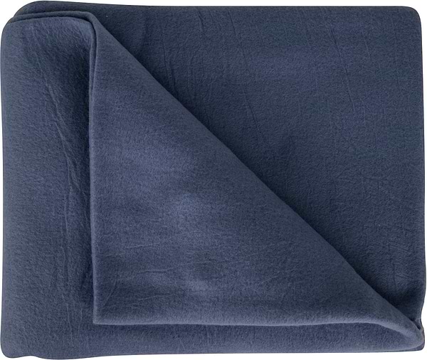 Фото - Плед полуторный DAISY сине-серый  125х150