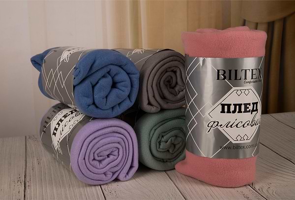 Фото - Плед полуторный Biltex сиреневый 125х150